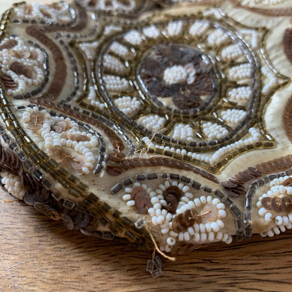 Art Deco French handmade beaded evening cocktail bag. - Picture 8 of 10